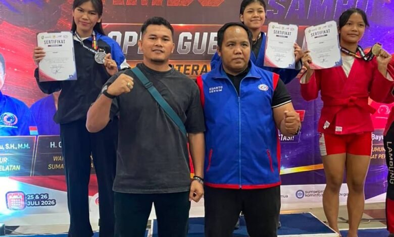 Atlet Pelajar Kalsel Tampil Gemilang, Empat Emas Diraih pada Kejurnas Sambo Sumsel