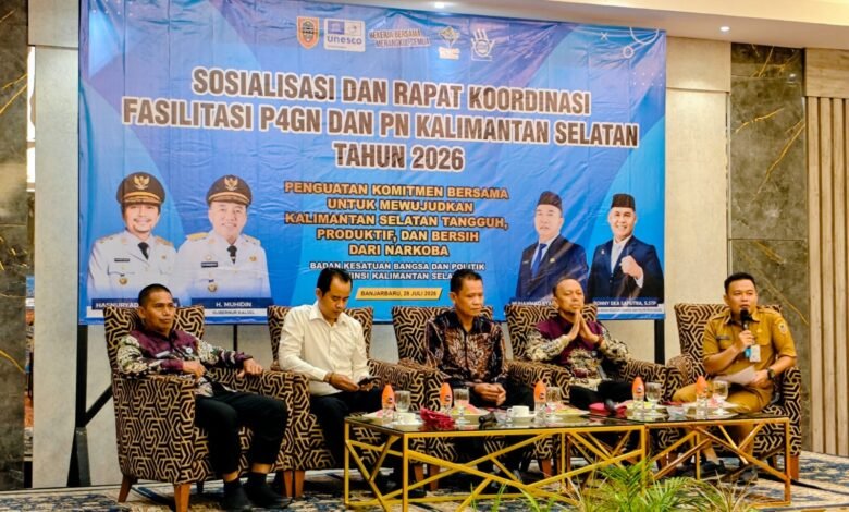 Kesbangpol Kalsel Perkuat Komitmen Bersama Wujudkan Kalimantan Selatan Bersih dari Narkoba