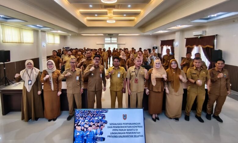 Diskominfo Kalsel Gelar Sosialisasi Evaluasi dan Perpanjangan Kontrak PPPK Paruh Waktu