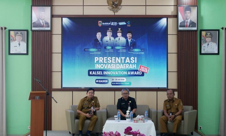 88 Inovasi Bersaing di Kalsel Innovation Award 2026, Pemprov Kalsel Perkuat Budaya Inovasi Berkelanjutan