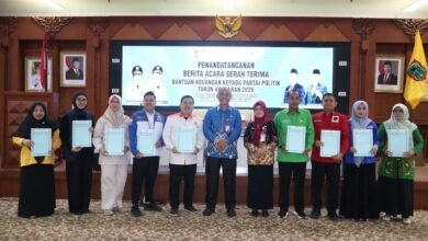 Pemprov Kalsel Salurkan Bantuan Keuangan Rp20,57 Miliar untuk Partai Politik, Perkuat Pendidikan Politik dan Demokrasi
