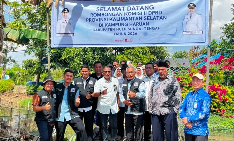 Dislautkan Kalsel dan Komisi II DPRD Tinjau Budidaya Haruan di HST, Gemar Makan Ikan Ditanamkan Sejak Dini