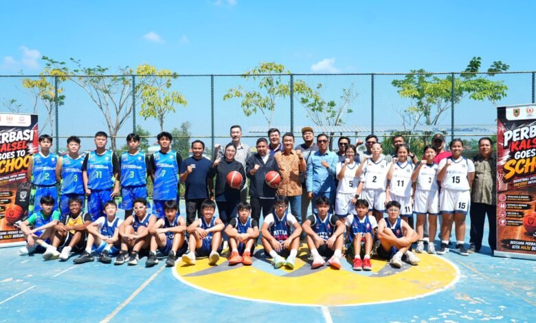 Perbasi Kalsel Tancap Gas, Program Goes to School Perkuat Pembinaan Atlet Basket Sejak Dini