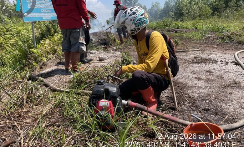 Gerak Cepat Brigade Pengendalian Karhutla Dishut Kalsel, Jinakkan Api di Liang Anggang hingga Tiwingan